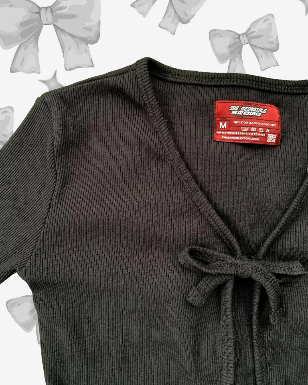 Black Bow-tie cardigan