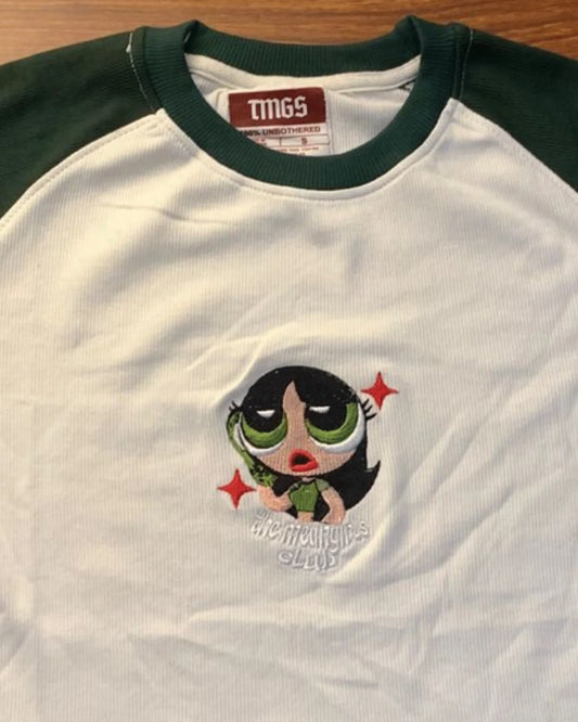 The ribbed olive tee