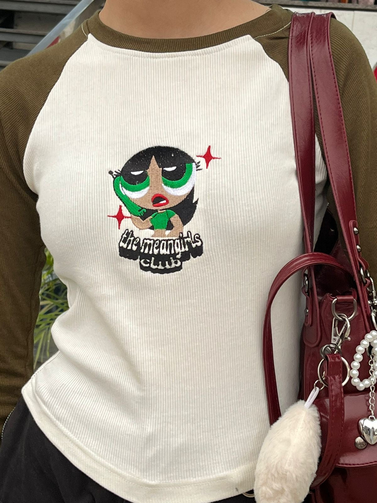 Ribbed olive buttercup tee