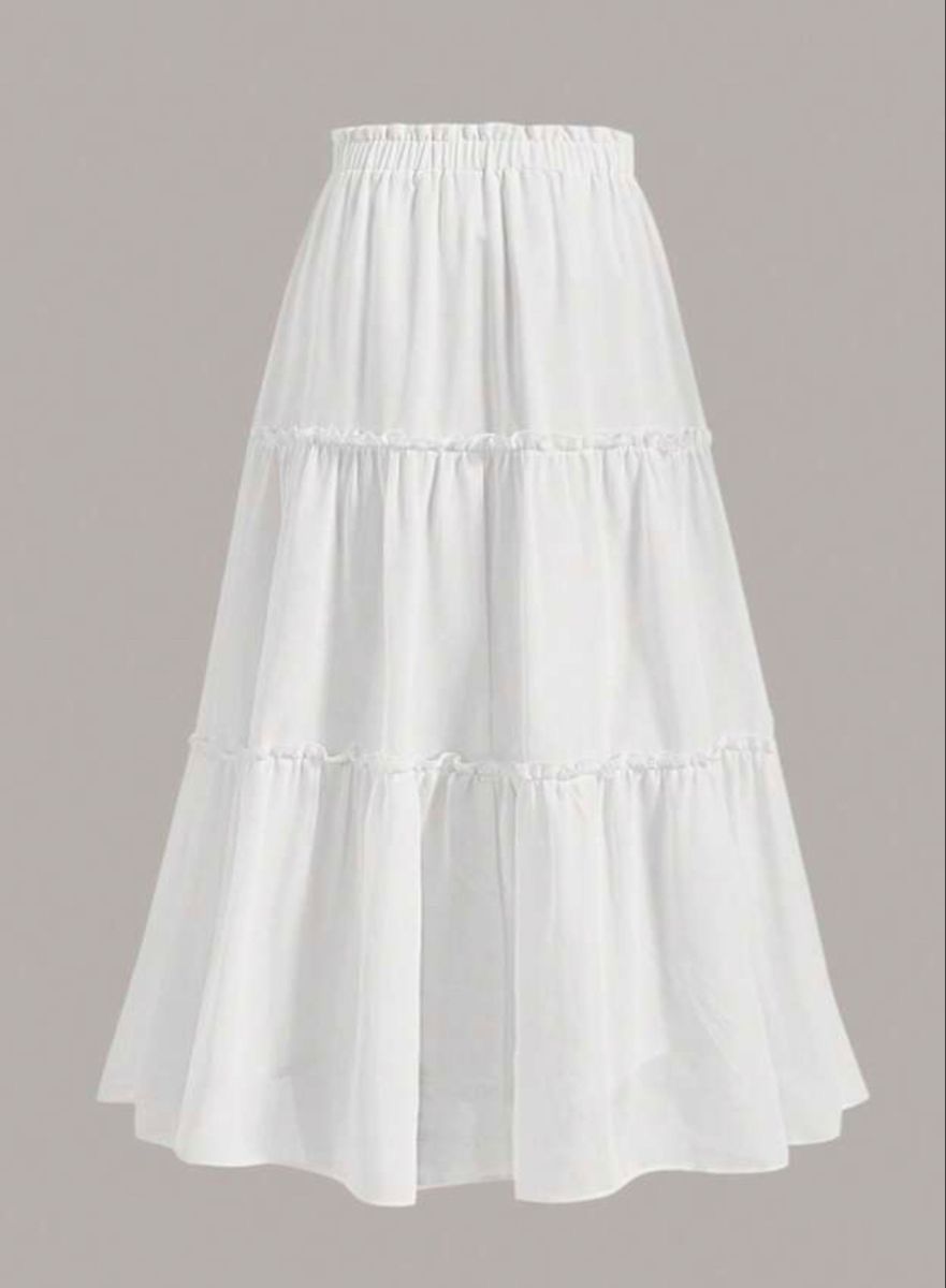 fairycore white skirt 🧚🏻