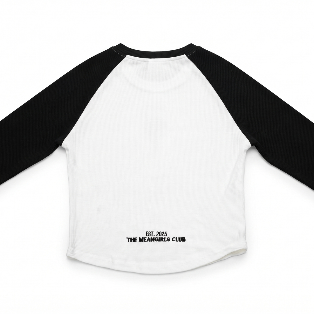 Kuromi Ribbed Embroidered Tee