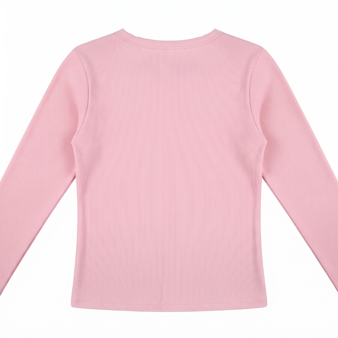Baby Pink Laced Top