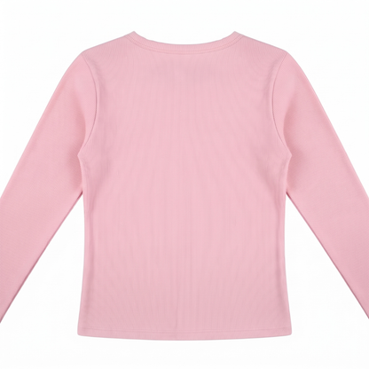 Baby Pink Laced Top