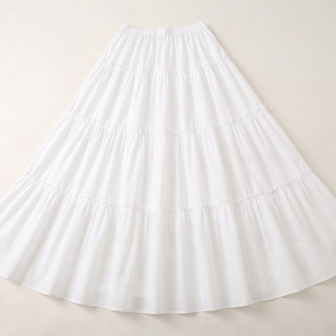 White Fairy Core Skirt