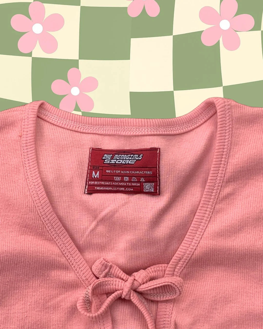 Pink Bow-tie cardigan