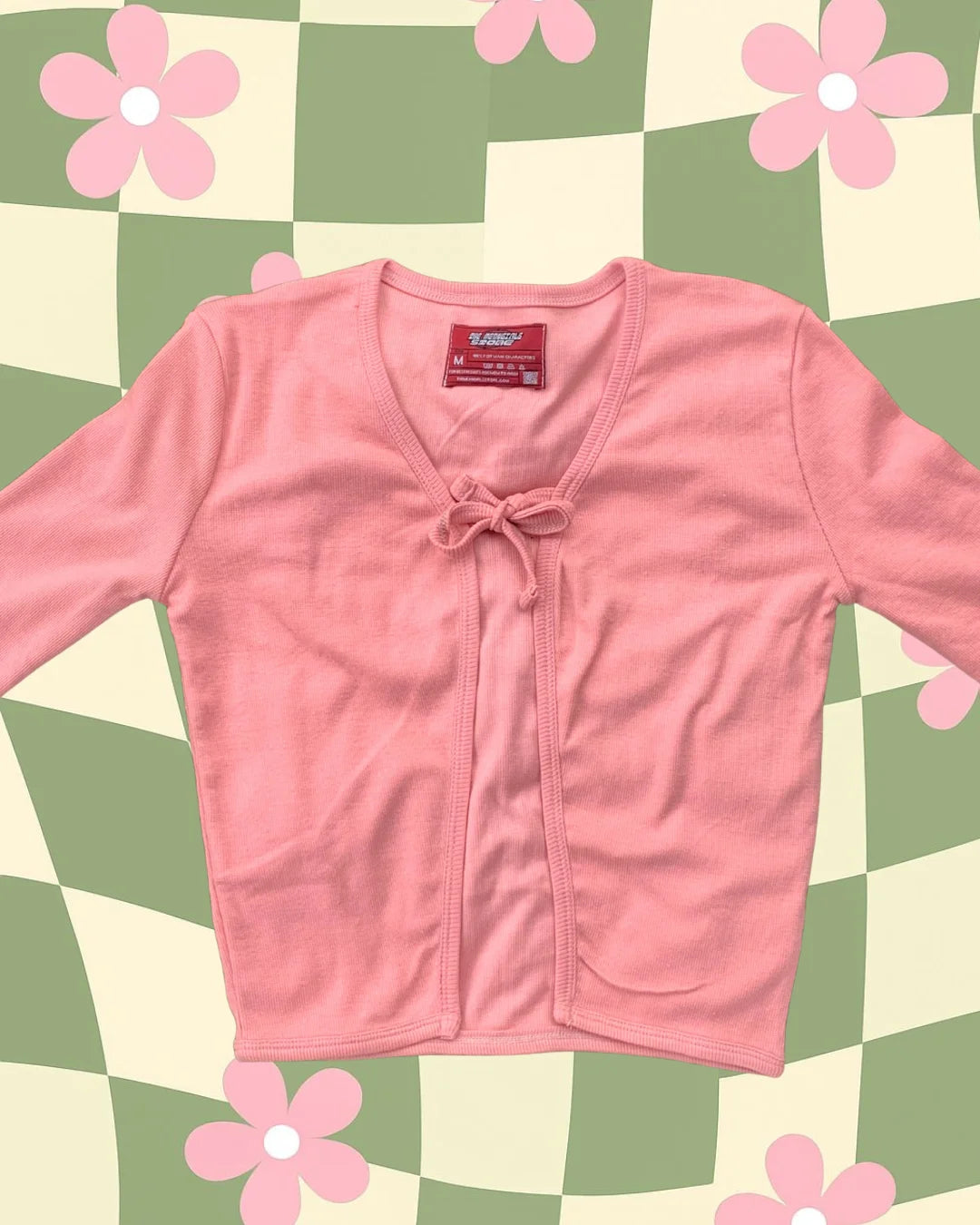 Pink Bow-tie cardigan