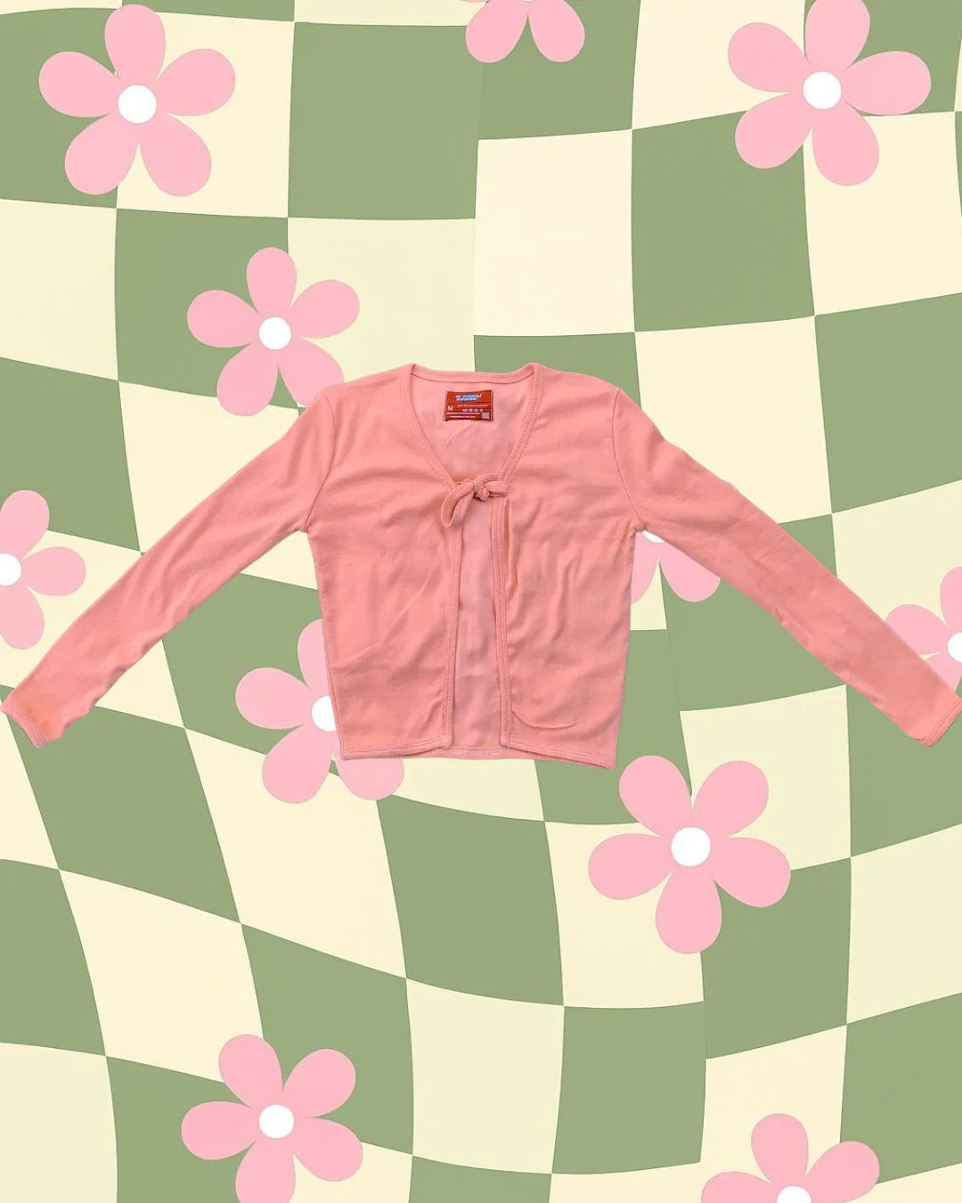 Pink Bow-tie cardigan