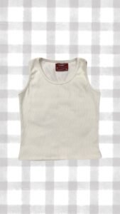Essential Ribbed Tank Top - L