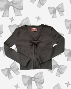 Black Bow-tie cardigan